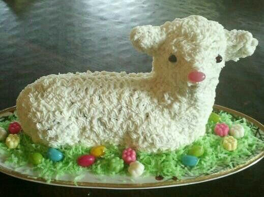 Easter Lamb Cake Recipe
 Pin on Pâques