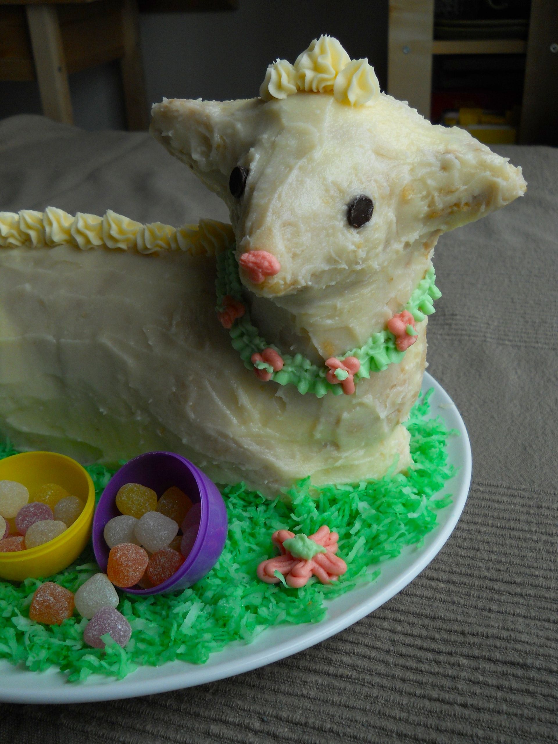 Easter Lamb Cake Recipe
 vegan Easter lamb cake