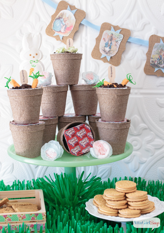 Easter Party Decor Ideas
 Peter Rabbit Inspired Easter Party Ideas Atta Girl Says