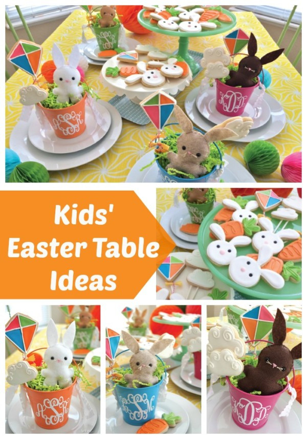 Easter Party Food Ideas Pinterest
 Kids Easter Table Pretty My Party Party Ideas
