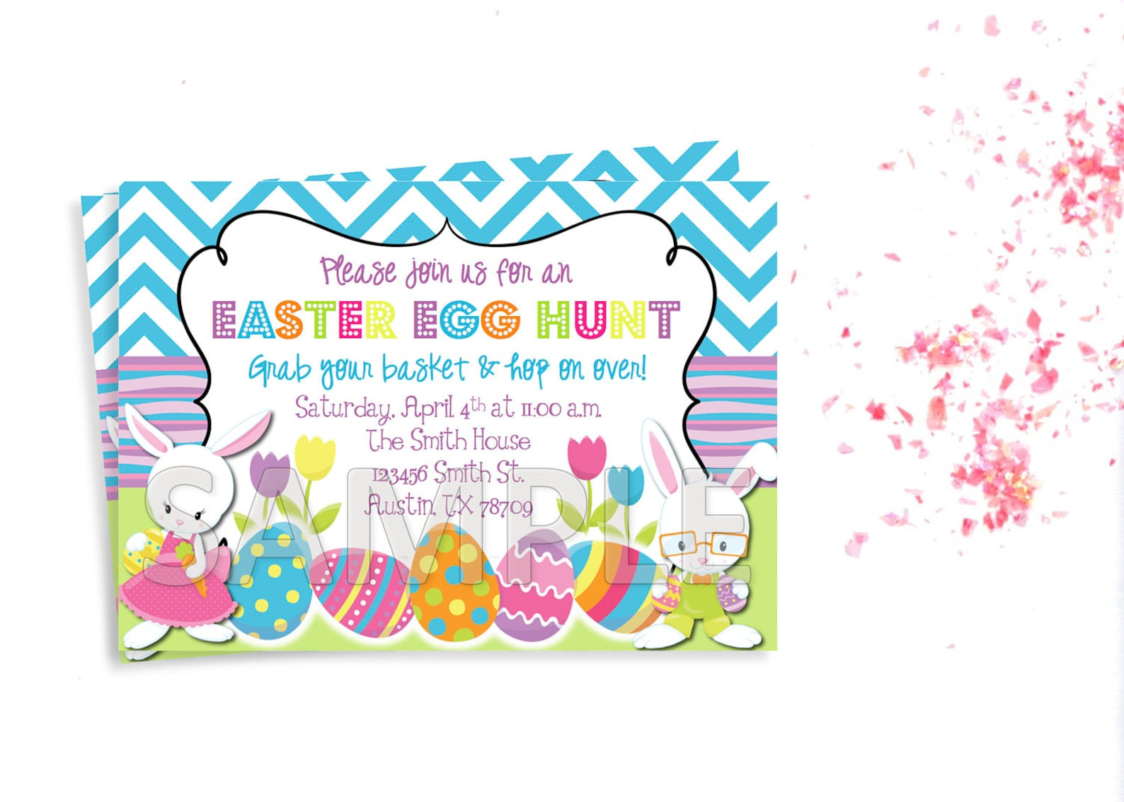 Easter Party Invitations
 Easter Egg Hunt Invitation Easter Party Invitation Easter