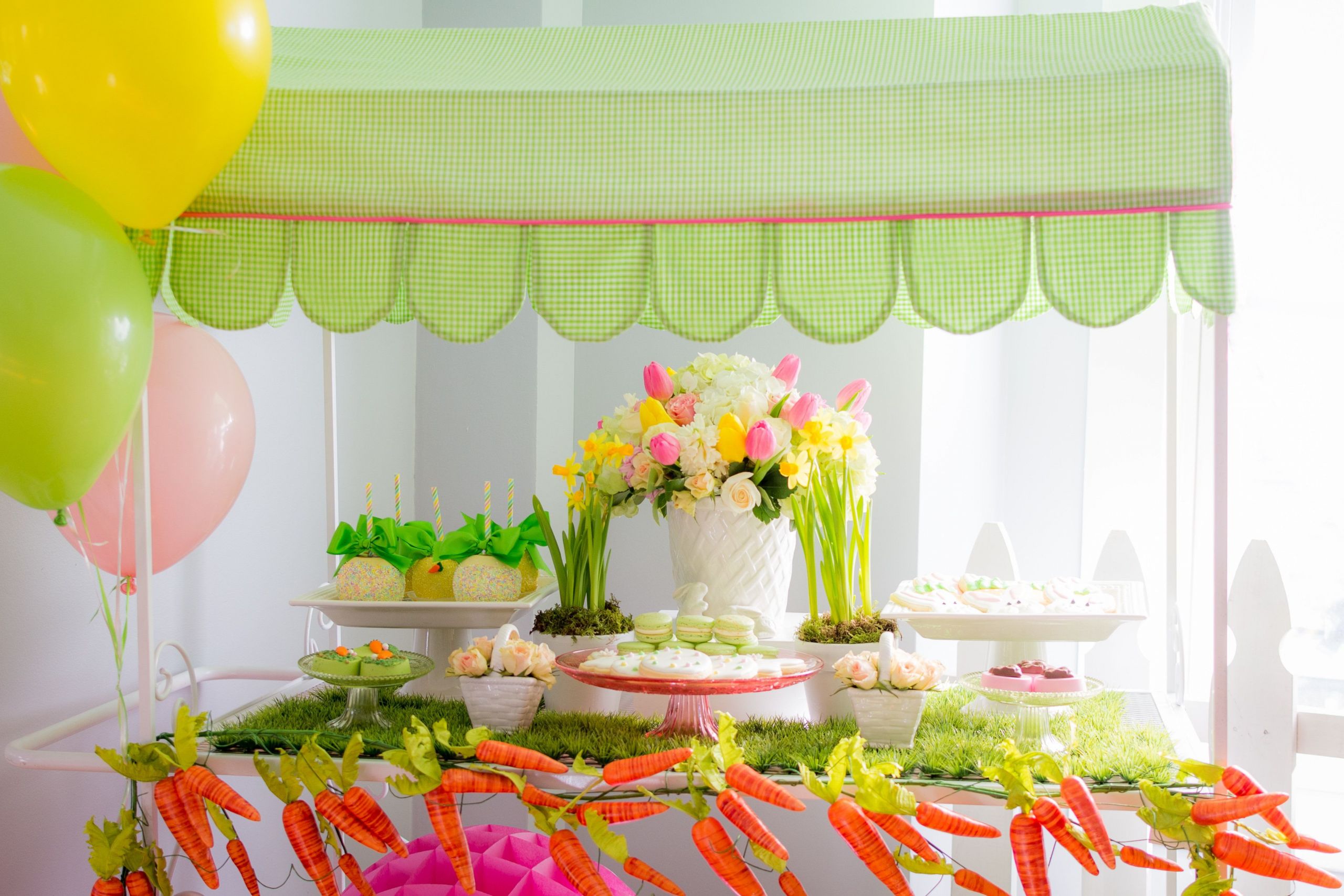 Easter Party Planning Ideas
 Easter brunch party designed and styled by A Lively Affair