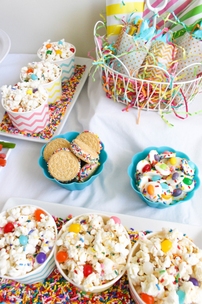 Easter Party Snacks Ideas
 A Jellybean & Sprinkles Easter Party