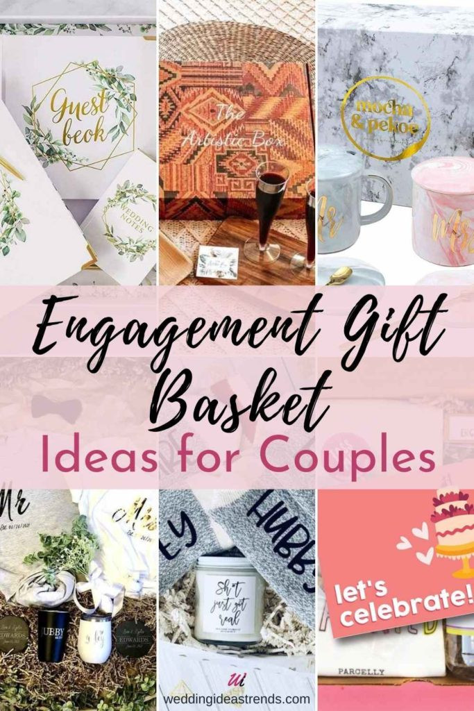 Engagement Gift Ideas For Couples
 15 Best Engagement Gift Basket Ideas for Couples wedding