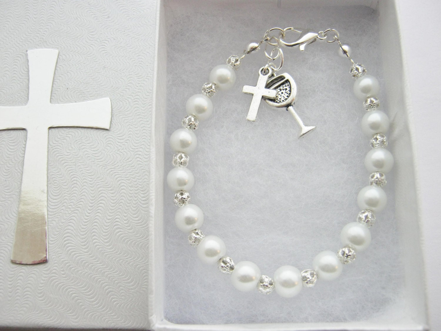 First Communion Gift Ideas Girls
 First Holy munion Bracelet First munion Gifts Girls