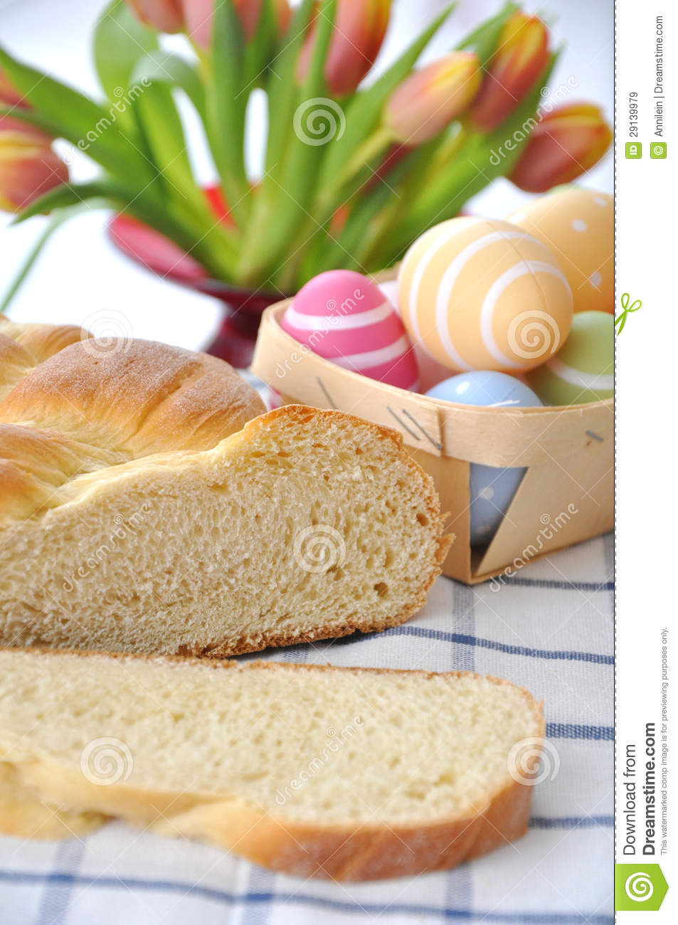 German Easter Bread
 Sweet German Easter Bread Royalty Free Stock