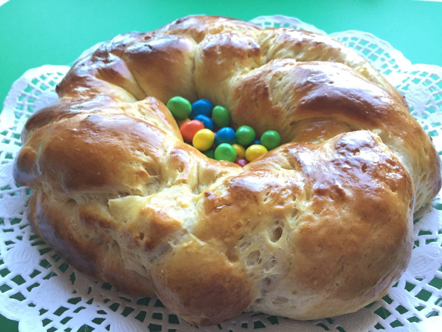German Easter Bread
 German Easter Bread German Easter challah bread with