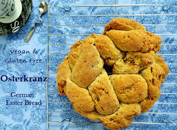 German Easter Bread
 Poor and Gluten Free with Oral Allergy Syndrome Vegan
