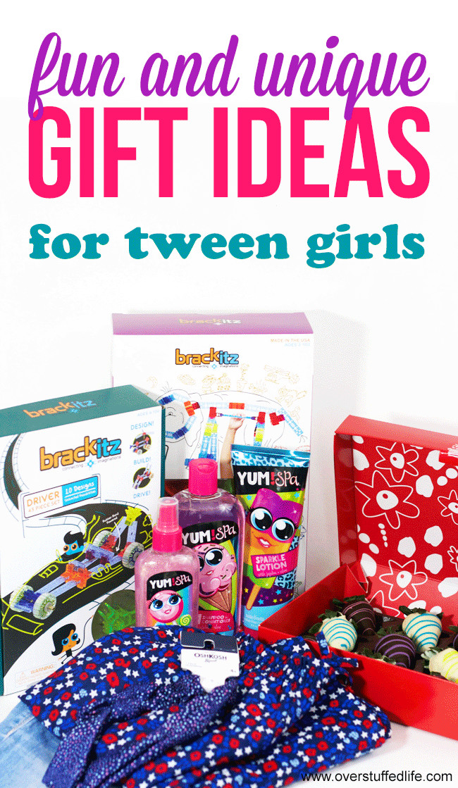Gift For Girls Ideas
 Fun and Unique Gift Ideas for Tween Girls Overstuffed Life