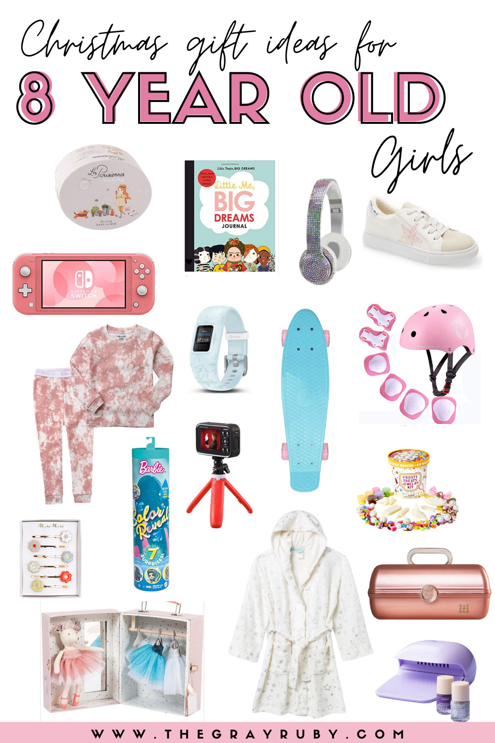 Gift Ideas For 8 Year Old Girls
 Christmas Gift Ideas for 8 Year Old Girls The Gray Ruby