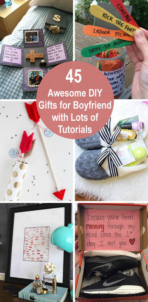 Gift Ideas For Boyfriend Diy
 45 Awesome DIY Gifts For Boyfriend With Lots Tutorials 2019