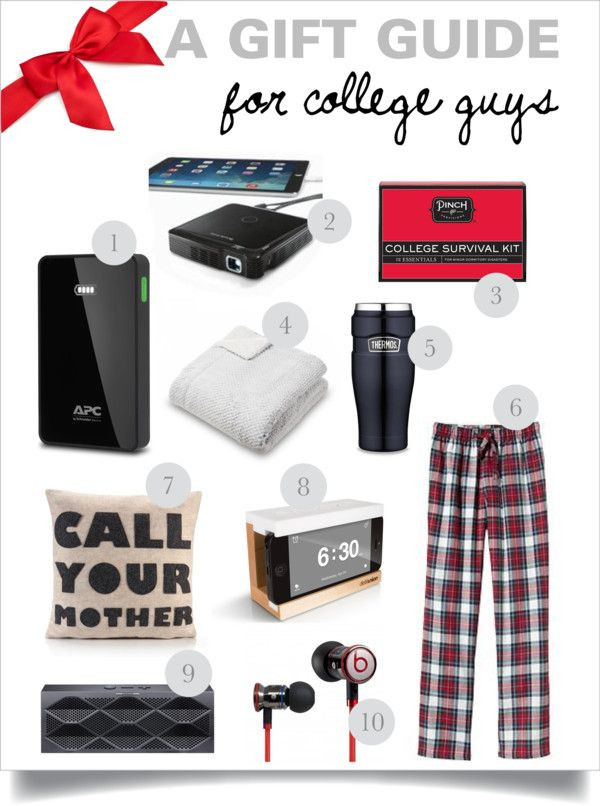 Gift Ideas For College Boys
 Gift Guide and Care Package Ideas for College Guys
