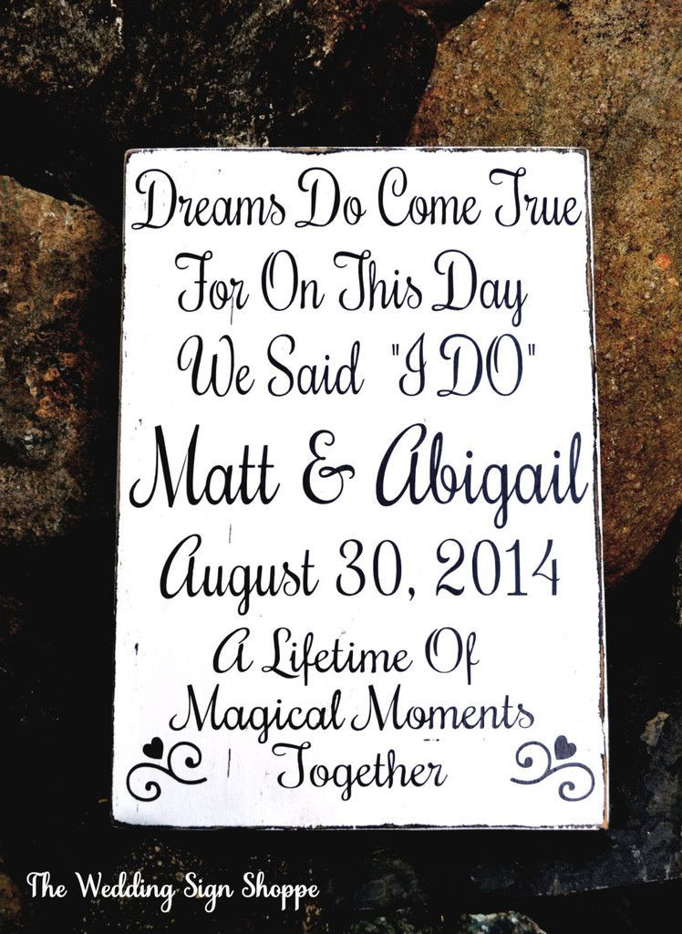 Gift Ideas For Eloped Couple
 Couples House Decor Wood Sign Personalized Anniversary