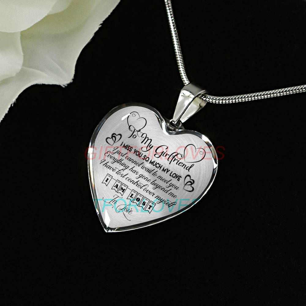 Gift Ideas For My Girlfriends Birthday
 To My Girlfriend Necklace Gift Birthday from Boyfriend