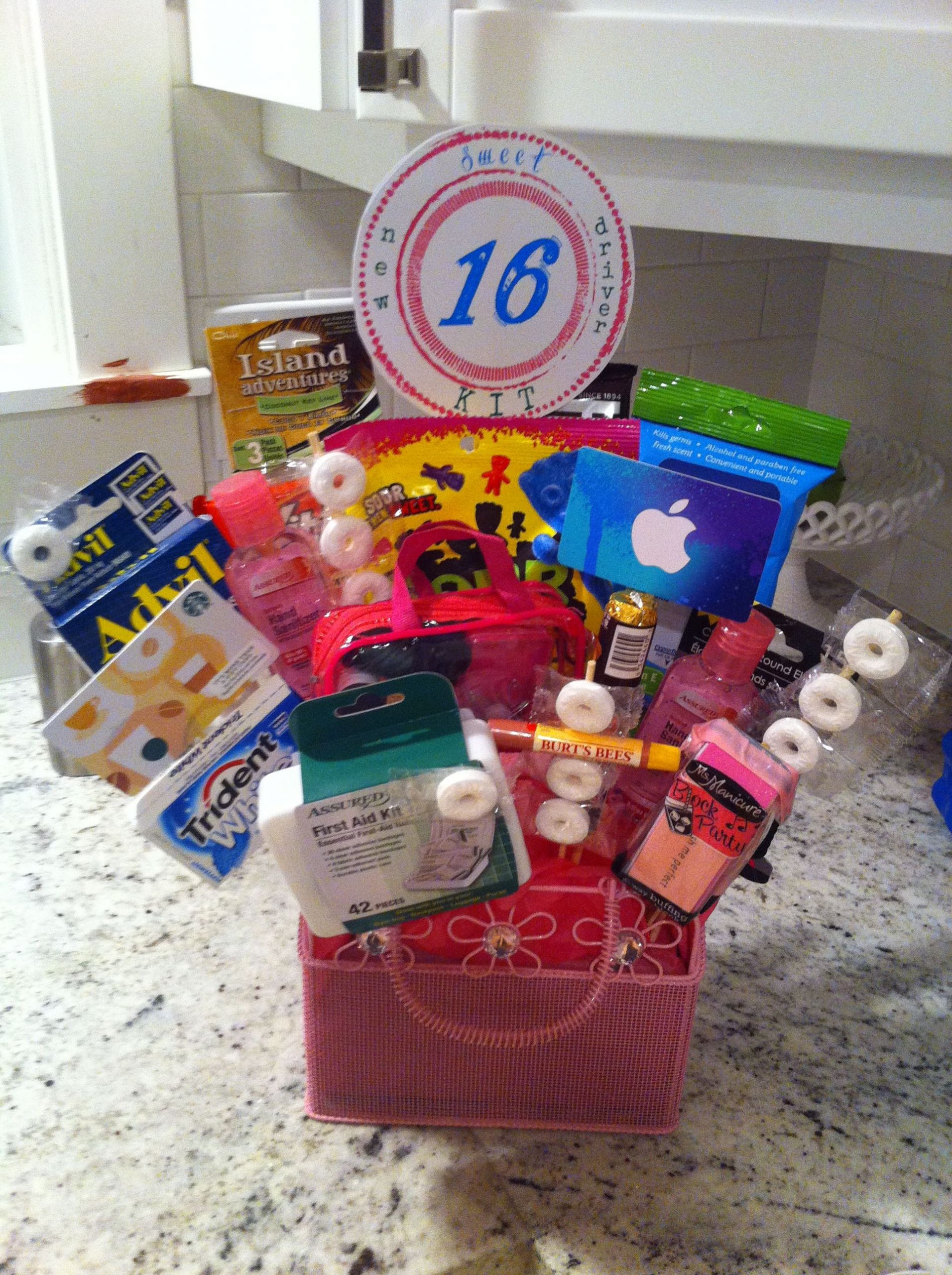 Gift Ideas For New Girlfriend Birthday
 Great way to celebrate sweet 16 New Driver Gift bouquet