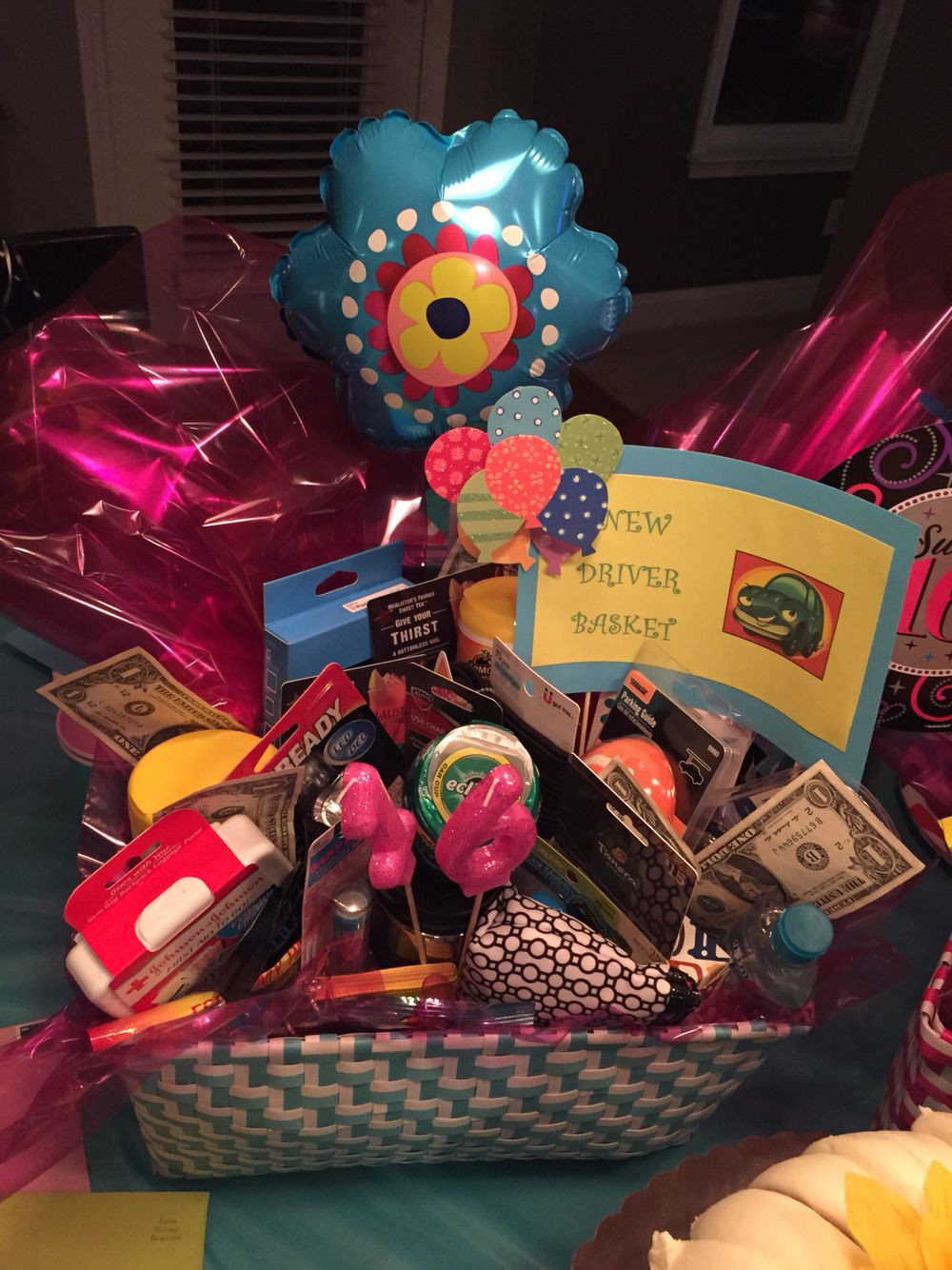 Gift Ideas For New Girlfriend Birthday
 Sweet Sixteen New Driver Basket