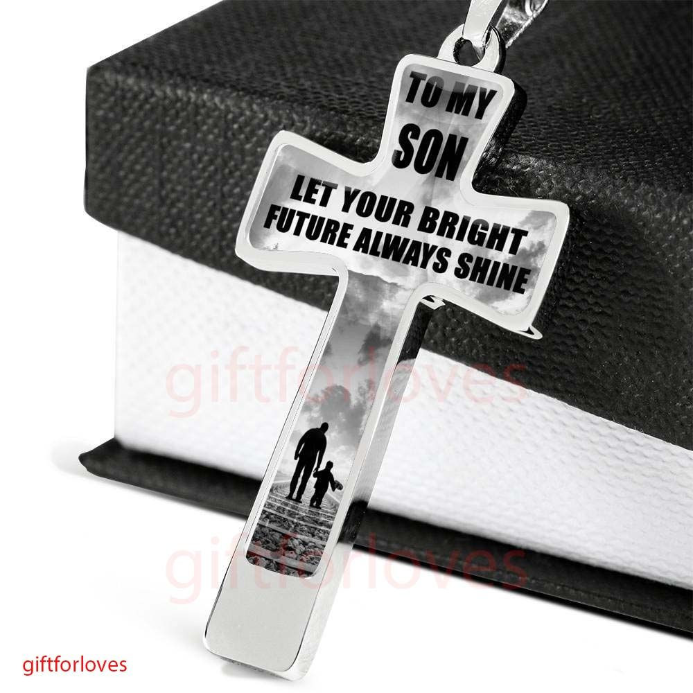 Gift Ideas For Son'S Girlfriend
 To My Son Cross Luxury Necklace Best Gift For Son