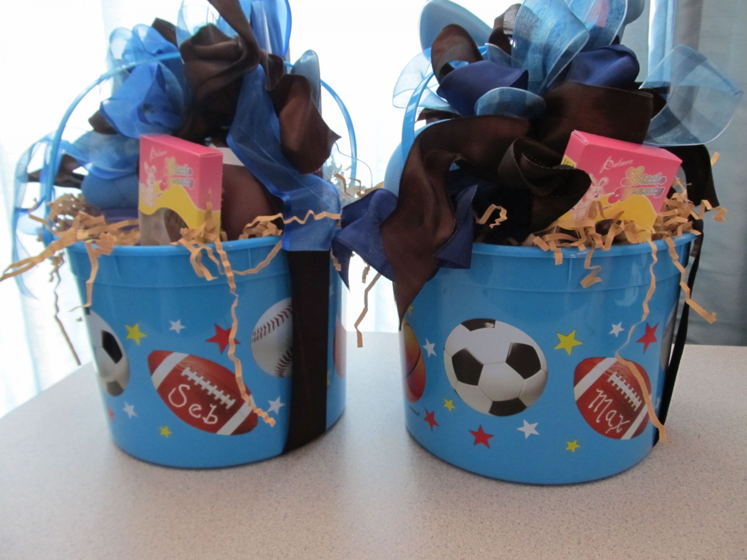 Gift Ideas For Twin Boys
 Pin on Baskets ala Bows