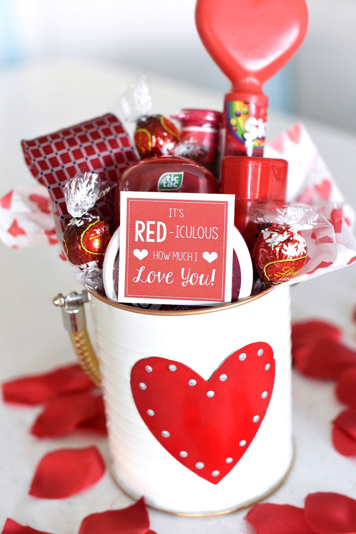 Gift Ideas For Valentines
 Cute Valentine s Day Gift Idea RED iculous Basket