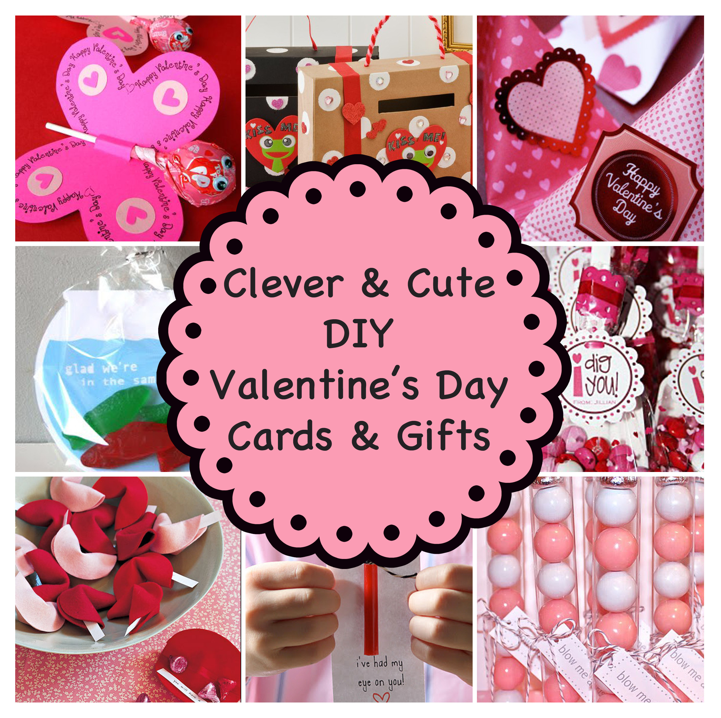 Homemade Valentines Day Gifts
 Clever and Cute DIY Valentine’s Day Cards & Gifts