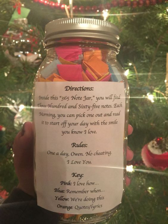 Jar Gift Ideas For Boyfriend
 365 Reasons Jar for Valentines