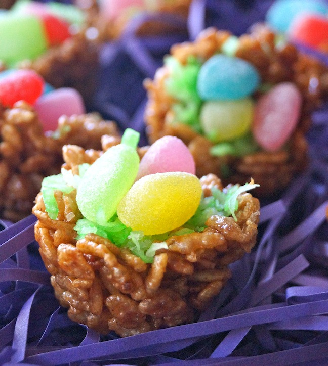Recipe For Easter Desserts
 Easter Dessert Recipe Chocolate Rice Krispies Treats Nests