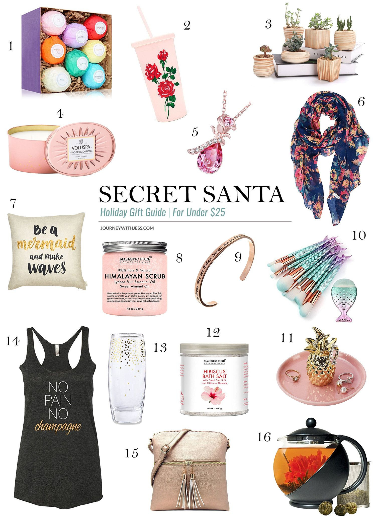 Secret Santa Gift Ideas For Girls
 Secret Santa Holiday Gift Guide