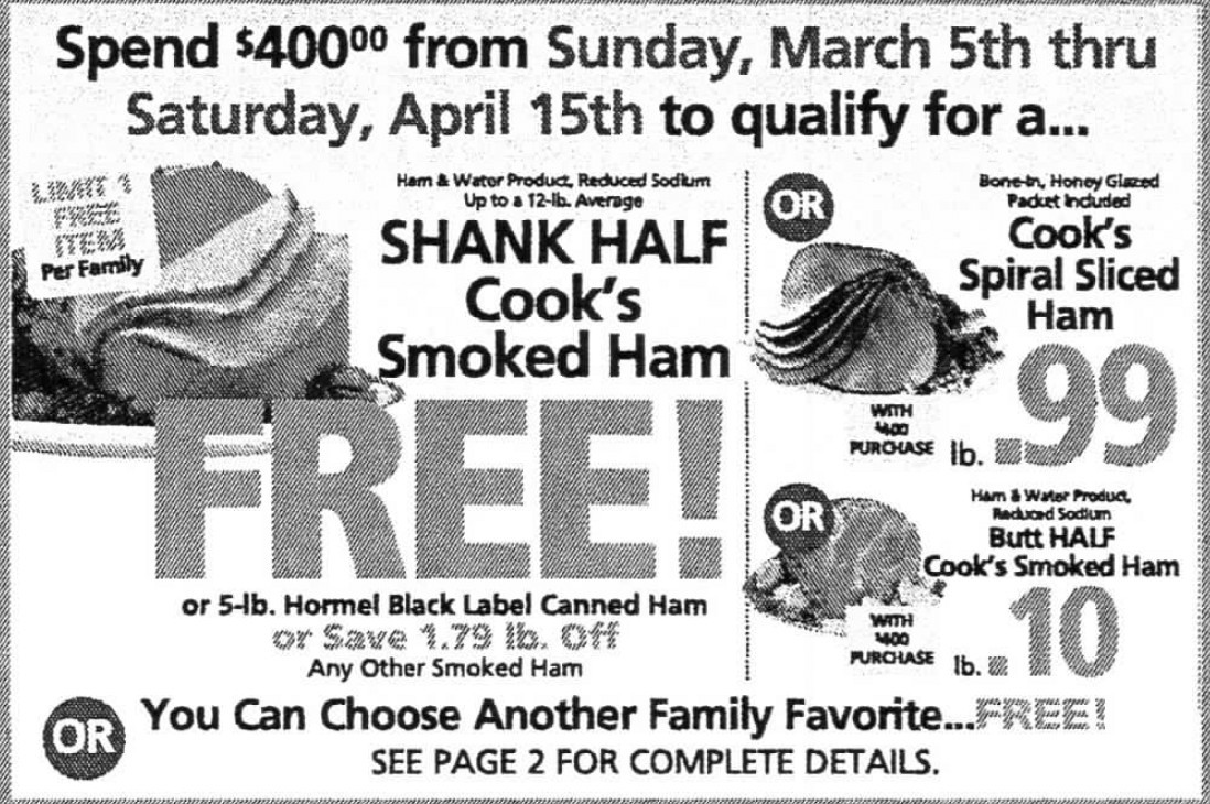 Shoprite Free Ham Easter
 Shop Rite Free Ham 2021 Shoprite Holiday Dinner Promo