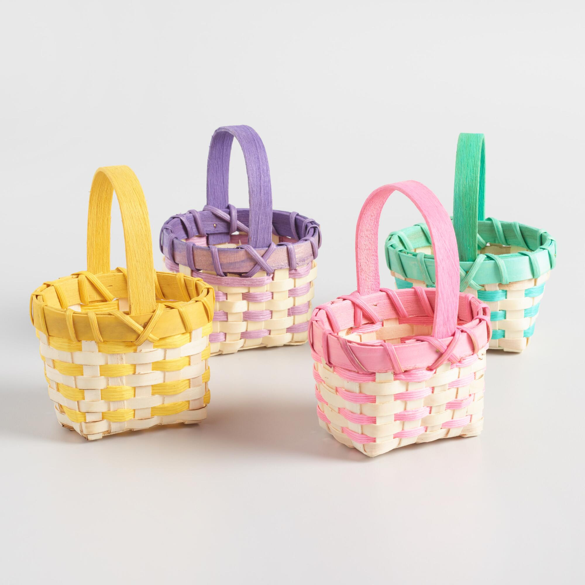 Small Easter Basket Ideas
 Mini Rope Easter Baskets Set of 4