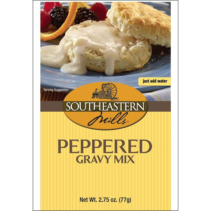 Southeastern Mills Gravy Mix
 Southeastern Mills Peppered Gravy Mix 2 75oz 77g