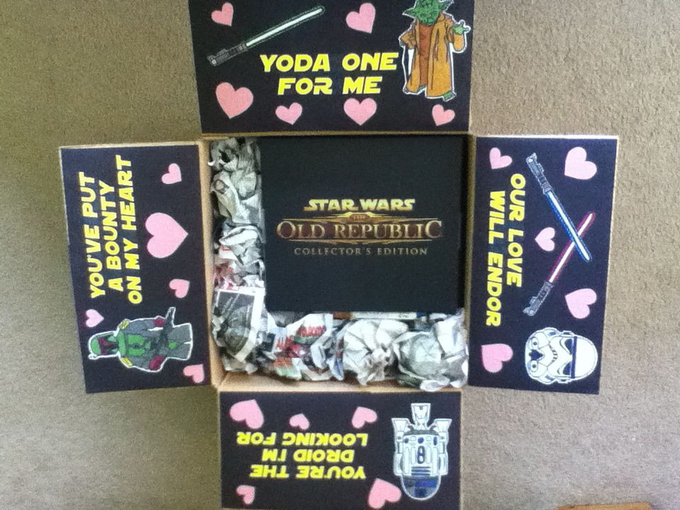Star Wars Gift Ideas For Boyfriend
 Star Wars birthday care package I made for John