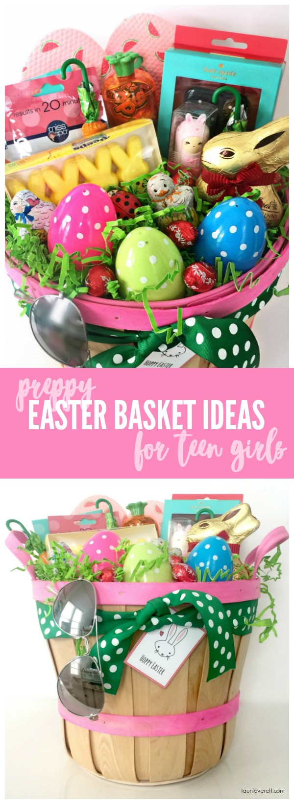 Teen Easter Basket Ideas
 Preppy Easter Basket Ideas for Teen Girls