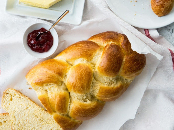 Traditional Easter Bread
 Easy Sweet Braided Easter Bread w lime and heavy cream