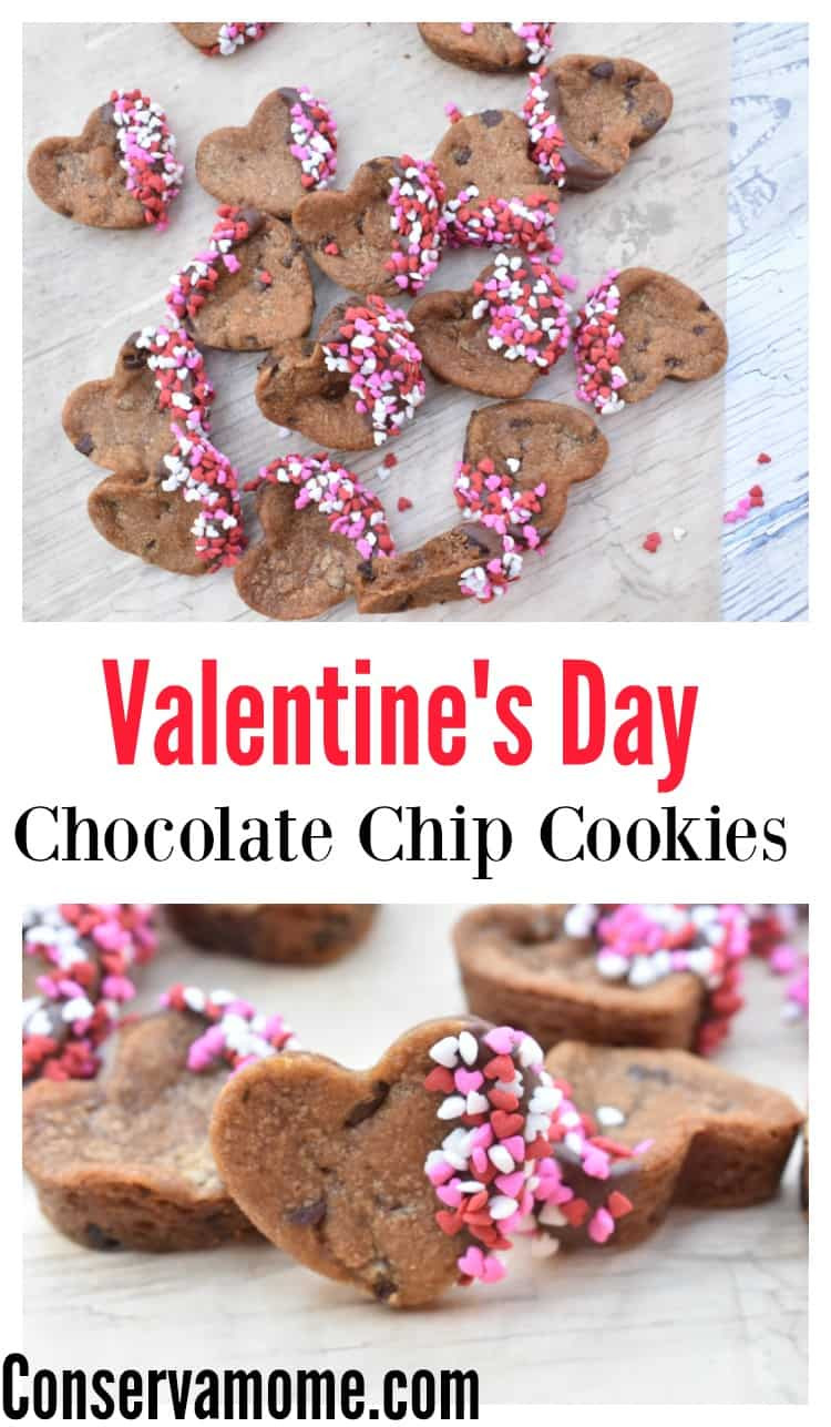Valentine Chocolate Chip Cookies
 ConservaMom Valentine s Day Chocolate Chip Cookies