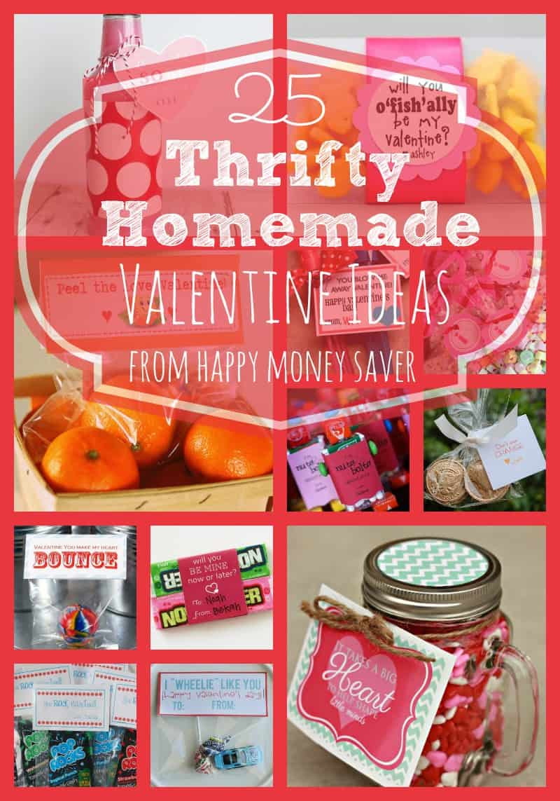 Valentine Day Handmade Gift Ideas
 25 Thrifty Homemade Valentine Ideas Happy Money Saver