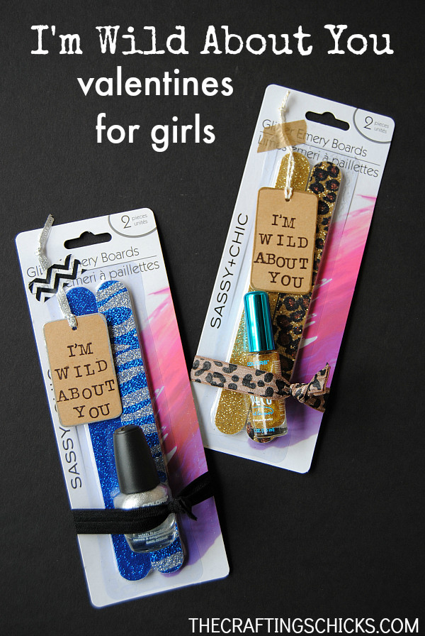 Valentine Gift Ideas For Teenage Girlfriend
 I m Wild About You Valentines for Girls The Crafting Chicks