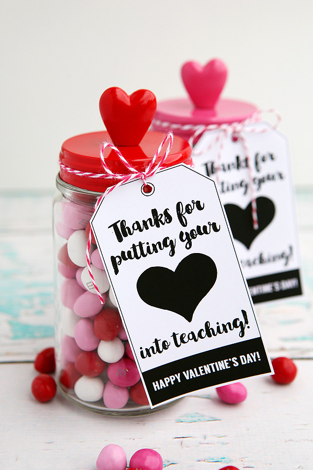 Valentine Gift Ideas Pinterest
 Valentine s Day Gifts For Teachers Eighteen25