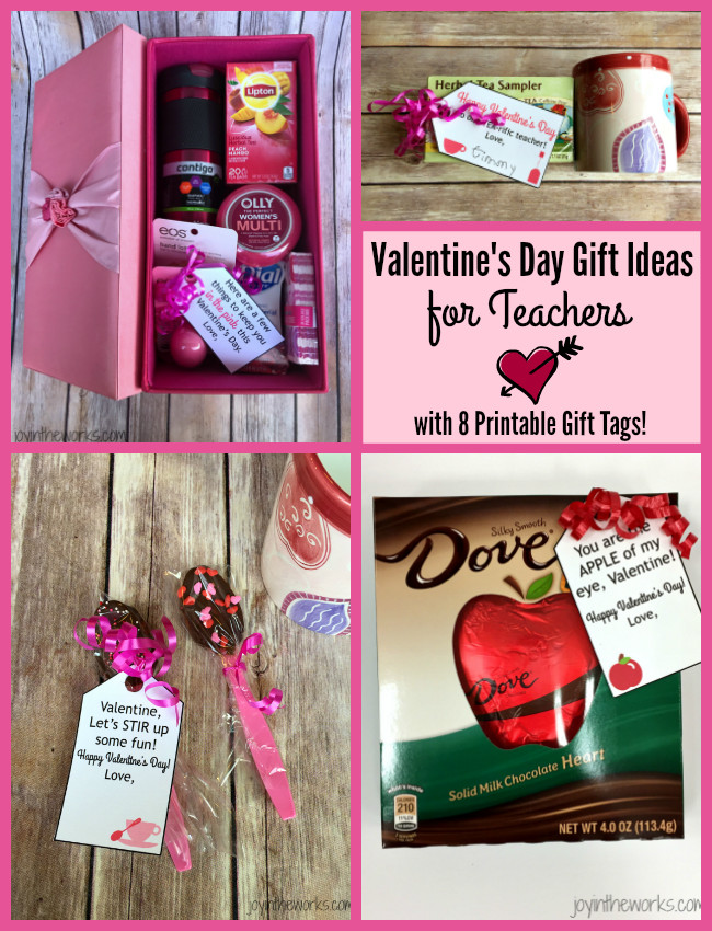 Valentine Gift Tag Ideas
 Valentine s Day Gift Ideas for Teachers Joy in the Works