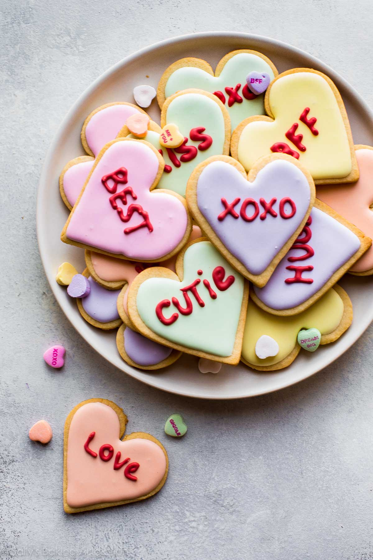 Valentine'S Day Sugar Cookies
 Valentine s Day Heart Sugar Cookies Sallys Baking Addiction