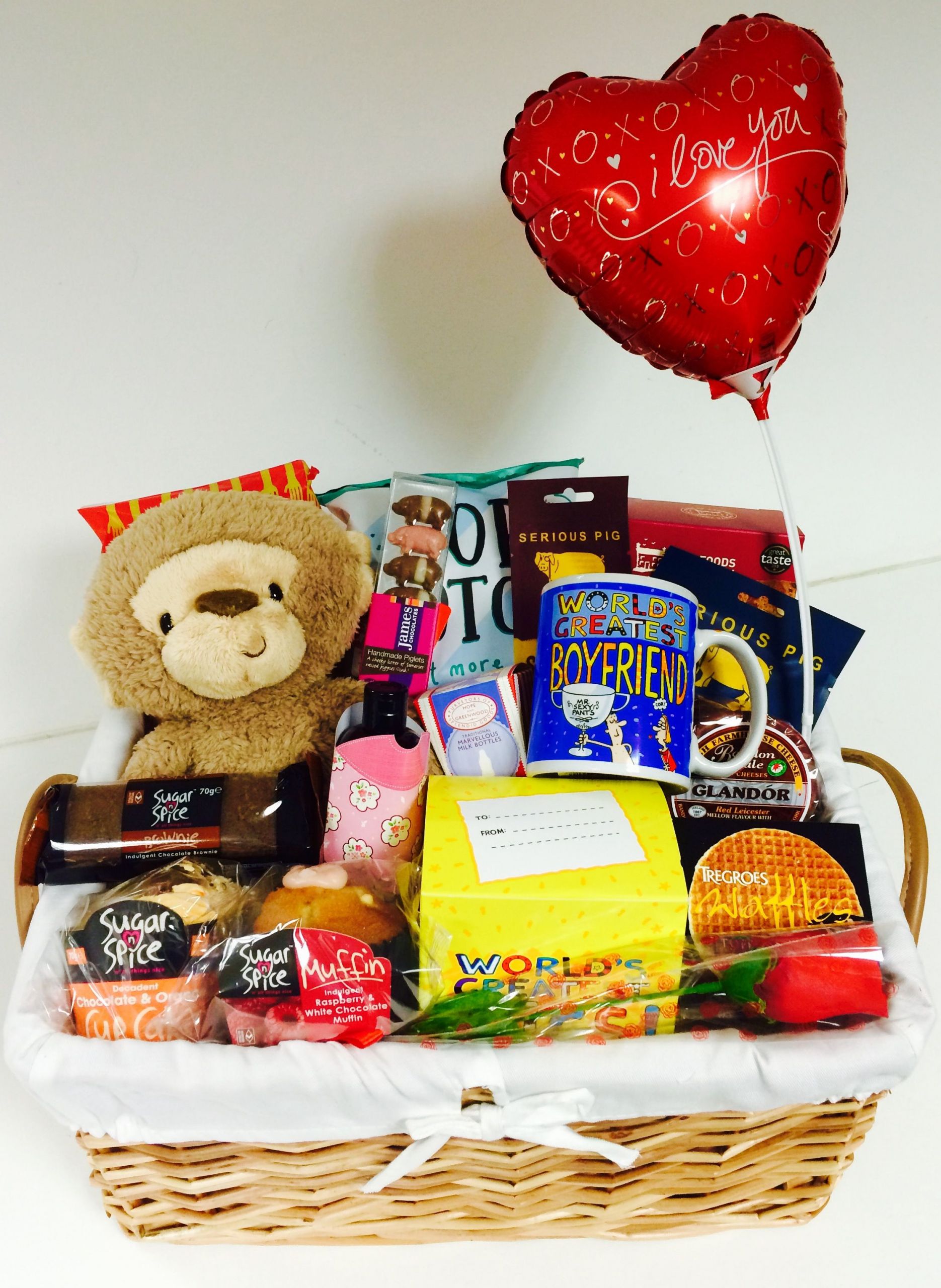Valentines Boyfriend Gift Ideas
 No 1 Boyfriend t basket perfect for Valentine s Day an