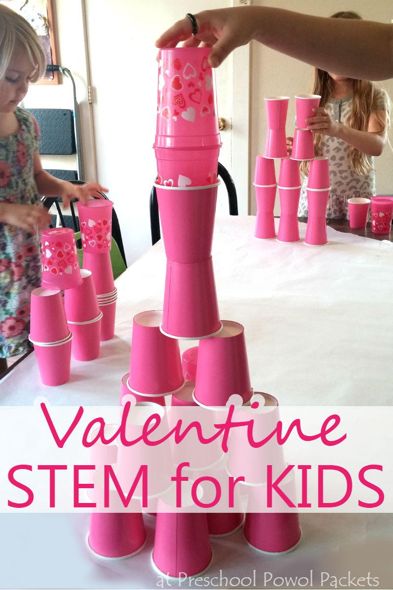 Valentines Day Activities For Toddlers
 STEM Activity for Kids Valentine Tower