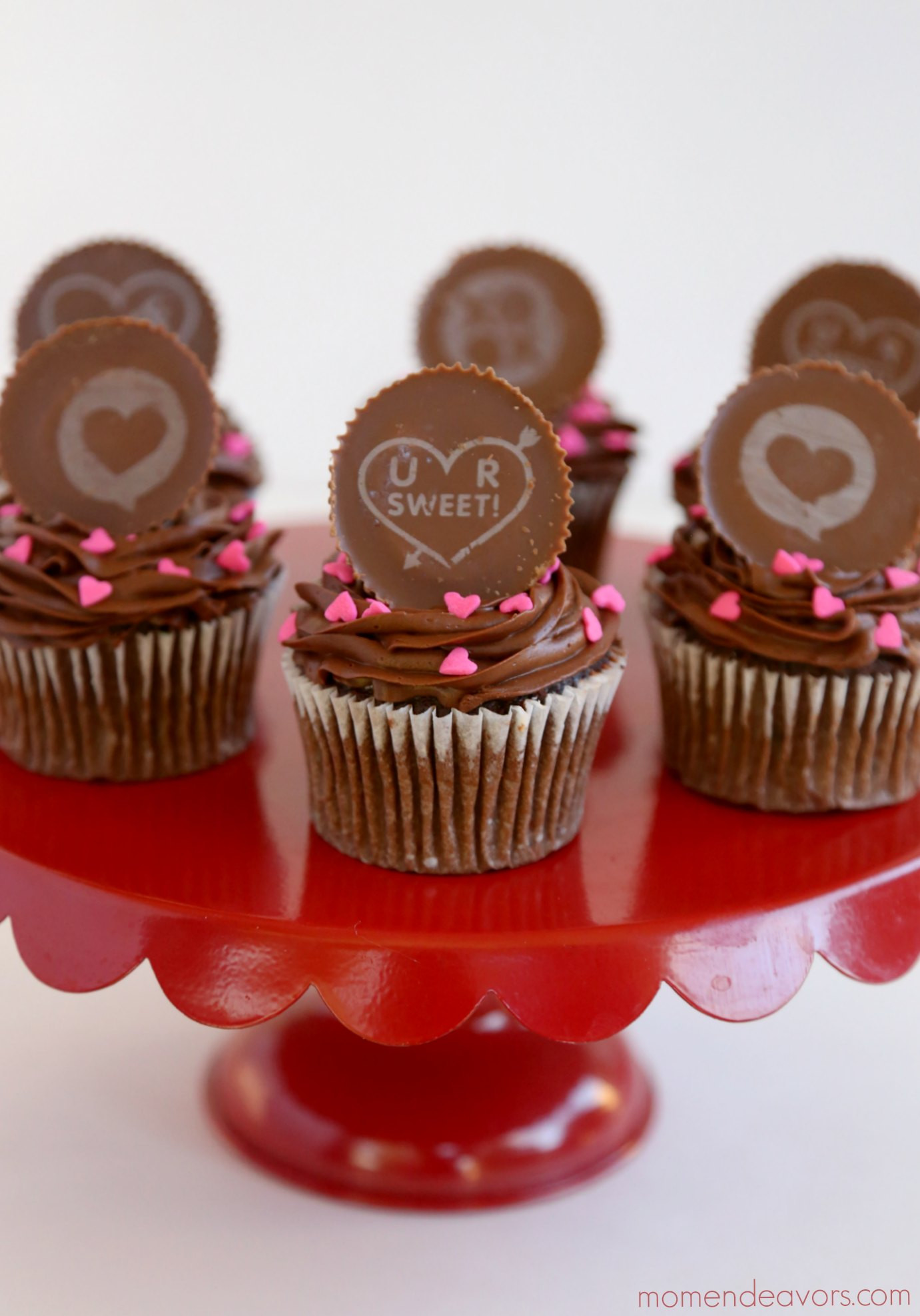 Valentines Day Cupcakes
 Chocolate Conversation Valentine s Cupcakes Mom Endeavors