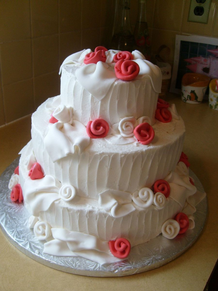 Valentines Day Wedding Cakes
 Valentine Wedding Cake CakeCentral