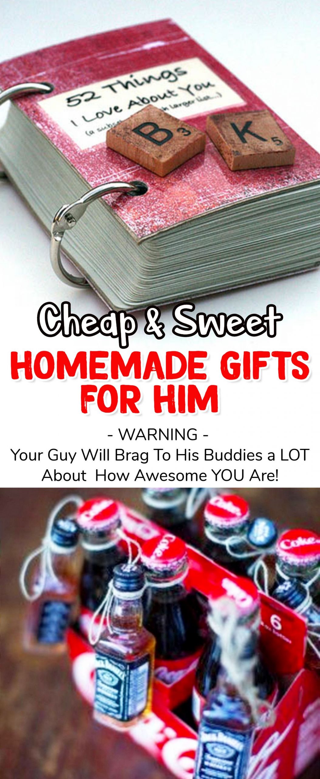 Valentines Gift Ideas For Boyfriend Yahoo
 Homemade Gift Ideas For Him 26 Romantic DIY Gifts To