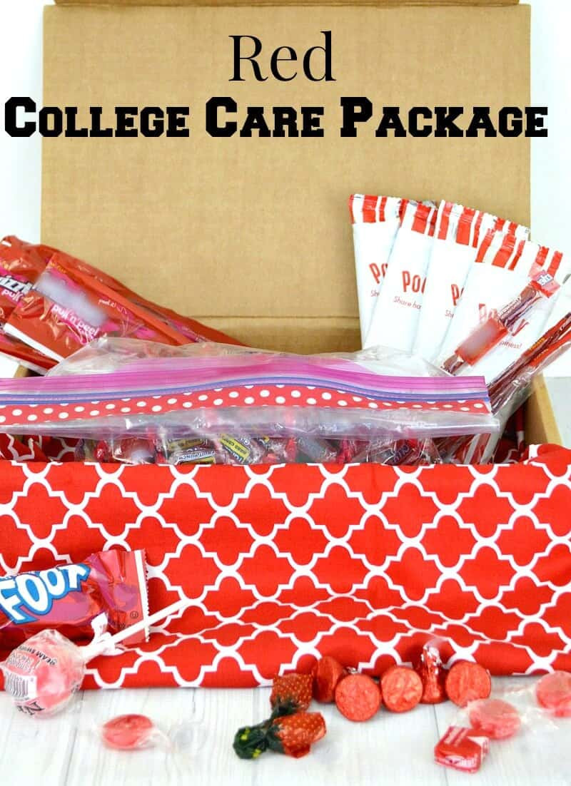Valentines Gift Ideas For College Students
 Red College Care Package Idea Organized 31