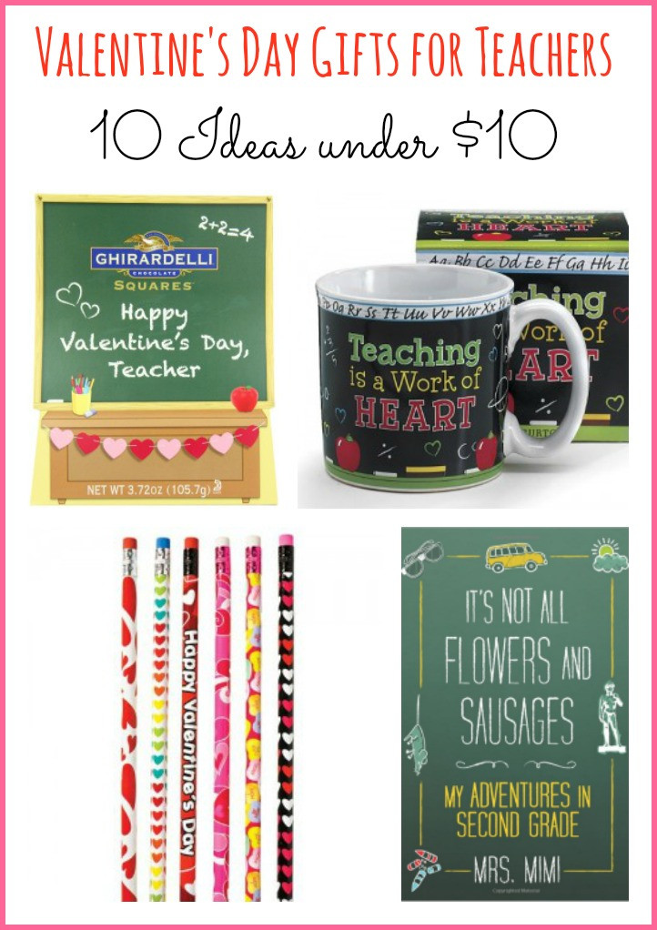 Valentines Gift Ideas For Teachers
 Valentine’s Day Gifts for Teachers – 10 Ideas Under $10
