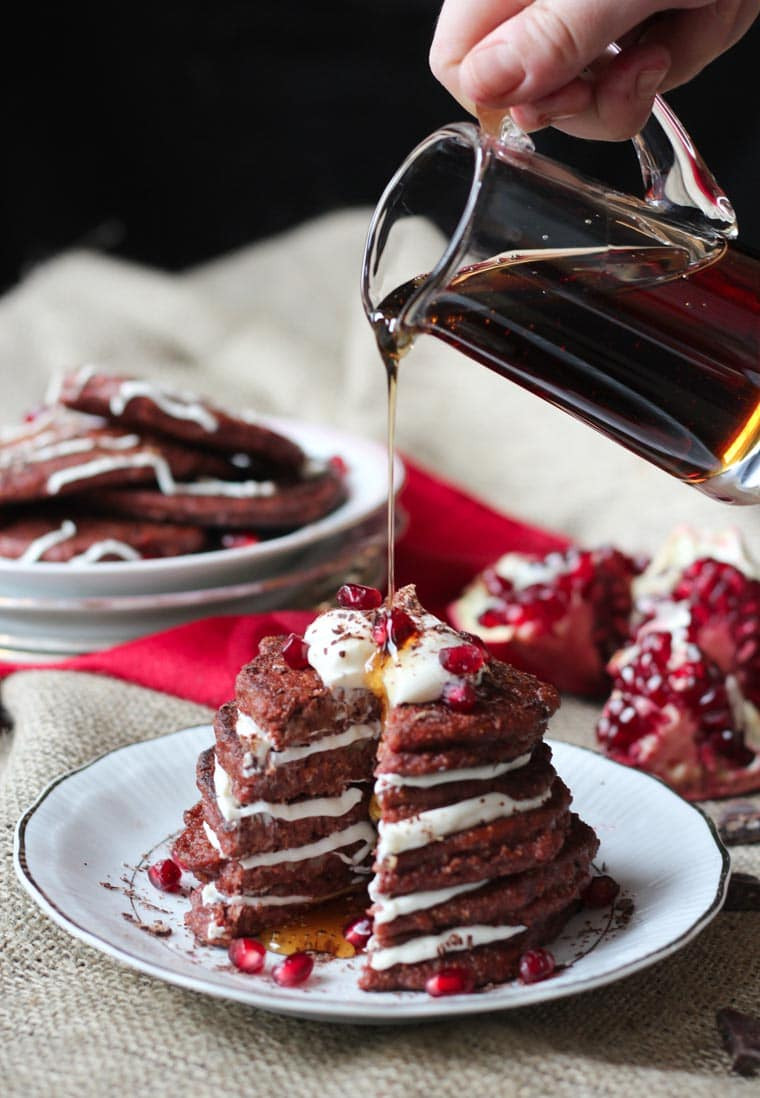 Vegetarian Valentine Day Recipes
 Red Velvet Pancakes