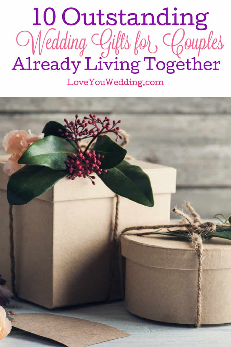 Wedding Gift Ideas For Couple Already Living Together
 10 Outstanding Wedding Gift Ideas for Couples Already