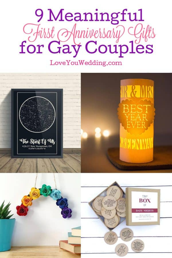 Wedding Gift Ideas For Gay Couple
 9 Amazing First Anniversary Gifts for Gay Couples That Are