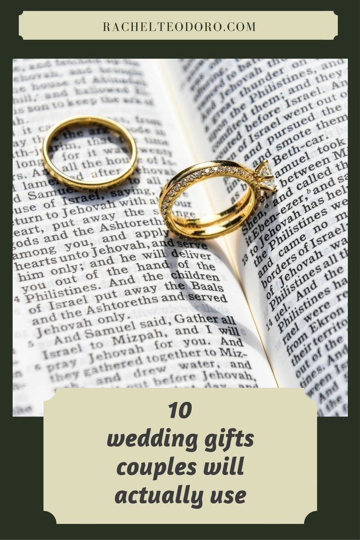 Wedding Gift Ideas For Young Couples
 10 Wedding Gifts Couples Really Use